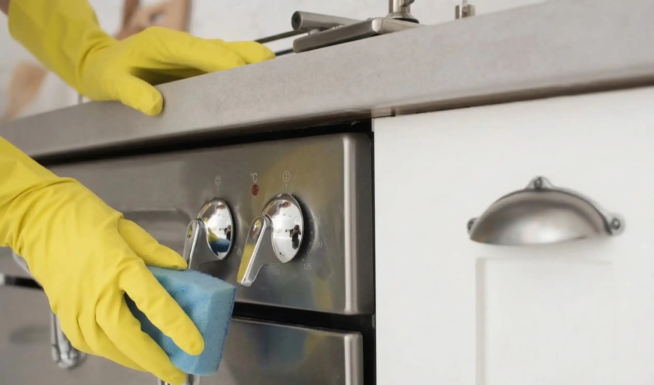 Professional deep cleaning detail